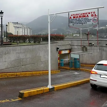 アパート Centro Edificio Gran Via Con Parking Cubierto Gratis ビベイロ